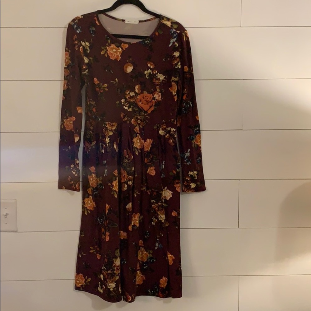 Floral midi dress